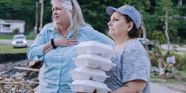 Mercy Chefs deliver hot meals to those in need in eastern Kentucky following devastating flooding.