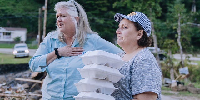 Mercy Chefs deliver hot meals to those in need in eastern Kentucky following devastating flooding. 