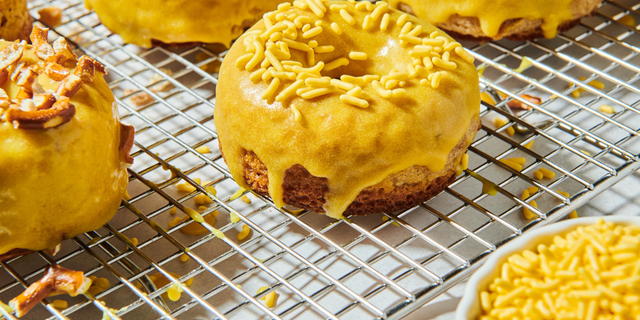French's Classic Yellow Mustard and New York City donut maker Dough Doughnuts are offering free mustard donuts for National Mustard Day, on Saturday, August 6, 2022.