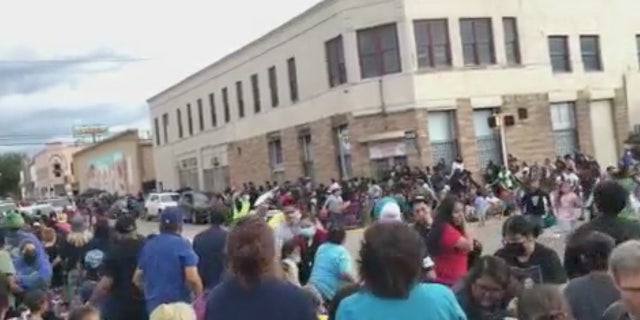 An SUV went speeding through a parade route in New Mexico Thursday leaving several people injured.