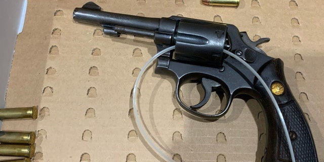 A gun from a Friday shooting in Queens, New York.