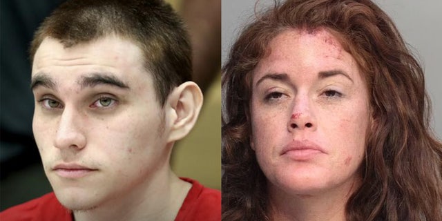 A photo combination of Nikolas Cruz and his half-sister Danielle Woodard, who is scheduled to testify on his behalf Monday.