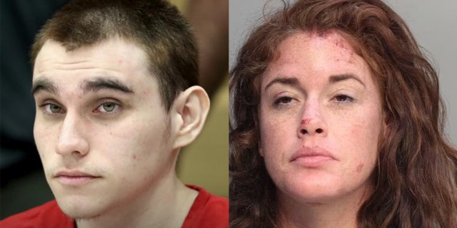 A photo combination of Nikolas Cruz and his half-sister Danielle Woodard, who is scheduled to testify on his behalf Monday.