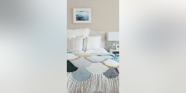 Consider this Novogratz peel and stick wallpaper for decorating a small space.