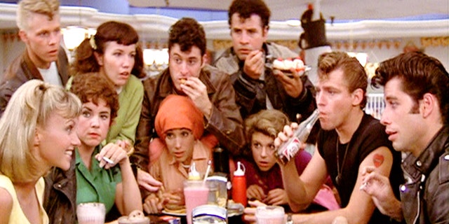 Didi Conn’s character Frenchy in "Grease" was featured in the memorable movie scene "Beauty School Dropout," while Olivia Newton-John starred as Sandy.