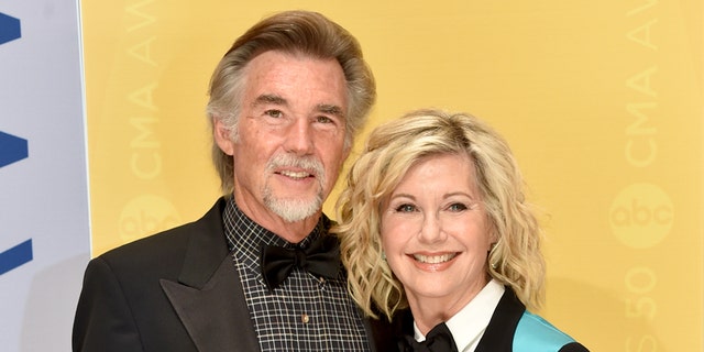 Olivia Newton-John and husband John Easterling were married from 2008 until her death in 2022.