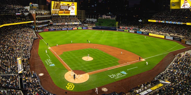 A general view during the game between the San Diego Padres and the Pittsburgh Pirates, May 27, 2022, at Petco Park in San Diego, California.