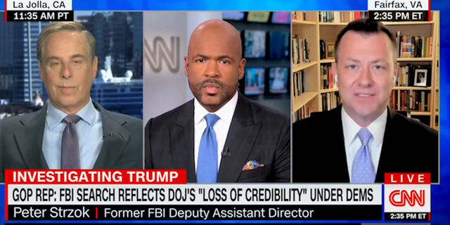Former FBI agent Peter Strzok discusses the Trump Mar-a-Lago raid on CNN Newsroom, August 22, 2022.