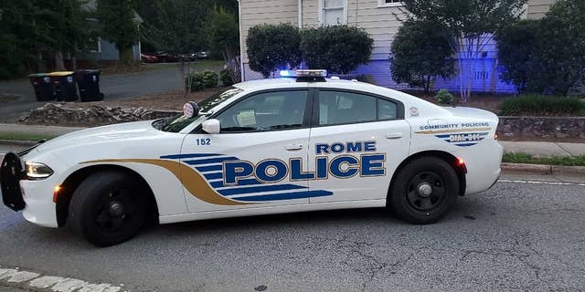 The crash involved a small silver car that suffered damage after another car pulled in front of it, Rome Police said.