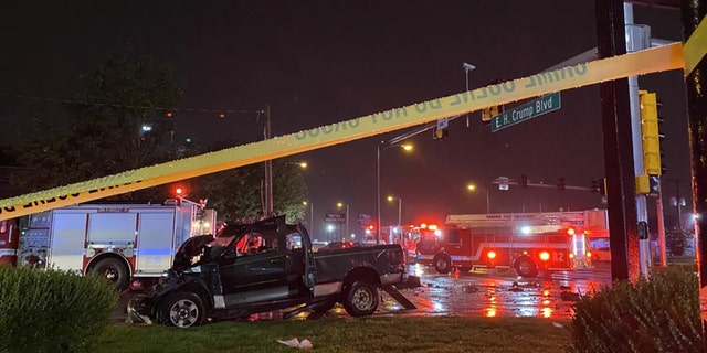 Four Memphis firefighters are in critical condition following a crash on Aug. 10, 2022.