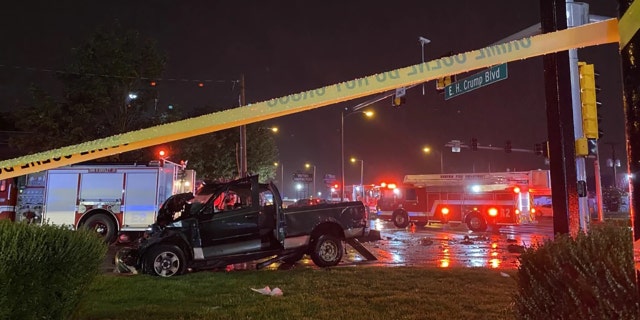 Four Memphis firefighters are in critical condition following a crash on Aug. 10, 2022.