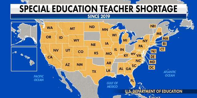 43 states reported a shortage of special education teachers in 2019.