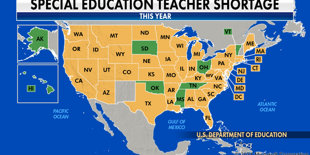 48 states are reporting special education teacher shortages in 2022.