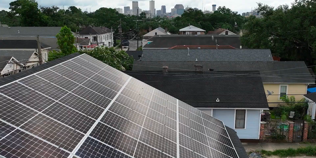 The nonprofit "Feed the Second Line" completed their first solar panel installation in July.