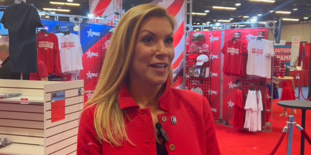 Rep. Beth Van Duyne speaks with Fox News Digital at CPAC in Texas on August 6, 2022.