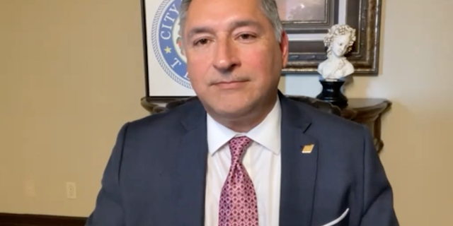 McAllen, Texas, Mayor Javier Villalobos speaks about migration affecting border communities.
