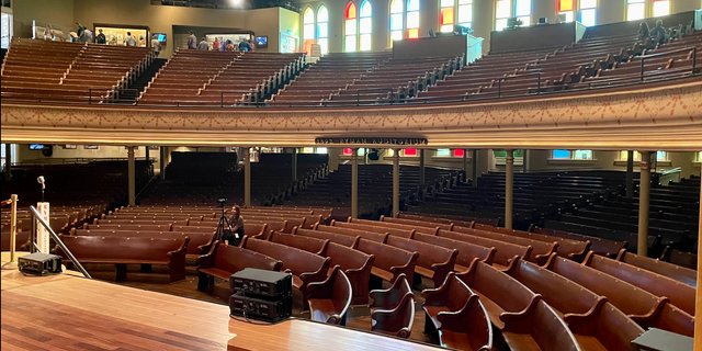 Johnny Cash met John Carter, sparking one of the most famous romances in entertainment history, from this spot behind the stage at Nashville's Ryman Auditorium, according to a music legend.