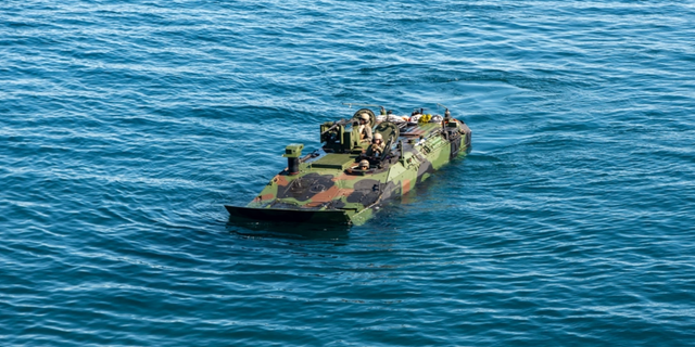 Two Amphibious Combat Vehicles were disabled in high surf during a training incident in July.