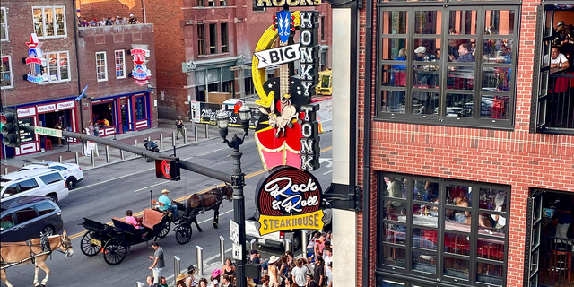 Kid Rock's Big Ass Honky Tonk and Rock 'n' Roll Steakhouse is one of the biggest bars on Lower Broadway, with room for up to 2,000 guests in rowdy downtown Nashville. Slapping your name and image on a downtown Nashville nightclub is a status symbol among celebrity musicians. 