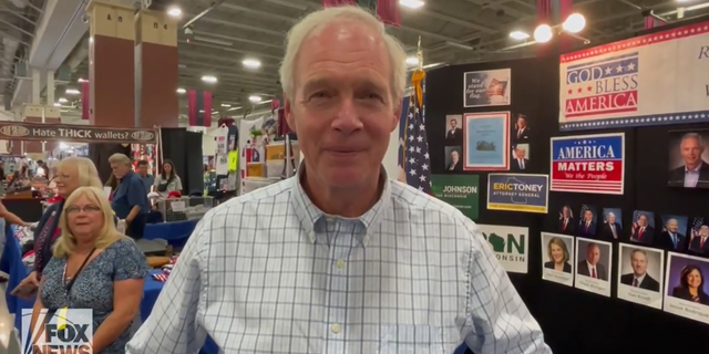 Sen. Ron Johnson at the Wisconsin State Fair.