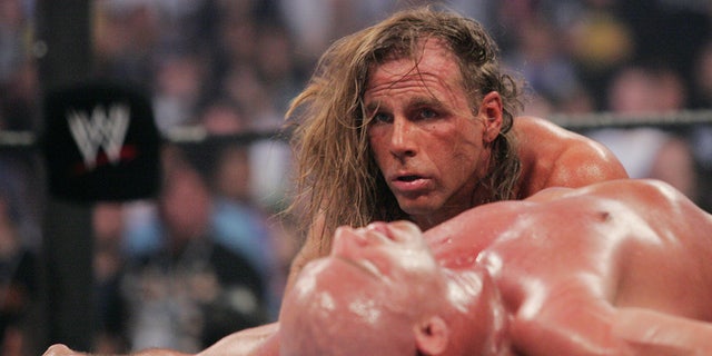 Kurt Angle and Shawn Michaels.