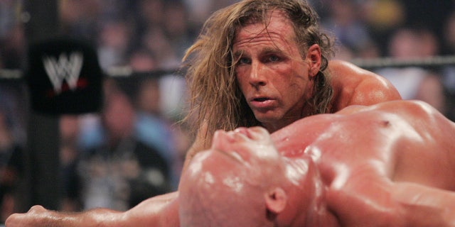 Kurt Angle and Shawn Michaels.