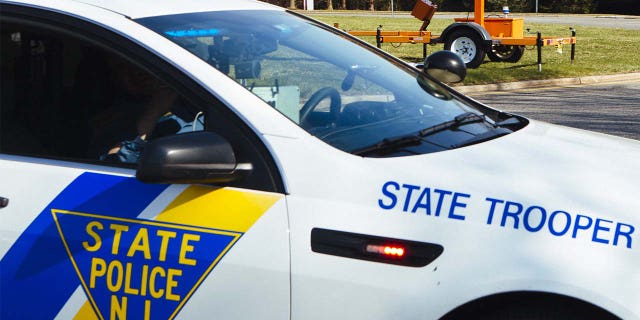 A New Jersey State Police vehicle.