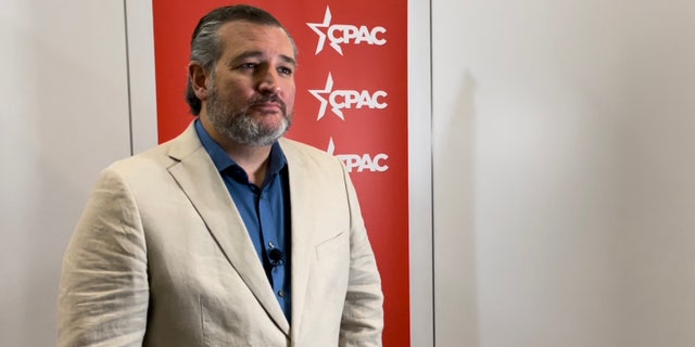 GOP Sen. Ted Cruz of Texas speaks with Fox News Digital at the Conservative Political Action Conference in Dallas Aug. 5, 2022