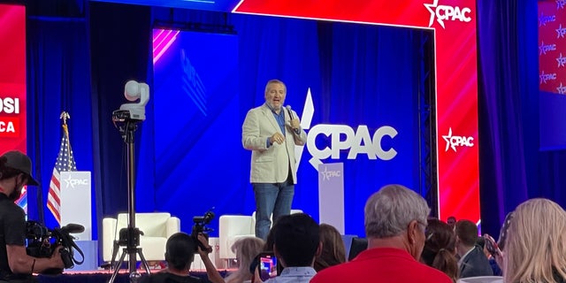 Teksaslı Cumhuriyetçi Senatör Ted Cruz, 5 Ağustos 2022'de Dallas, Teksas'ta düzenlenen Muhafazakar Siyasi Eylem Konferansı'nda (CPAC) konuşuyor 