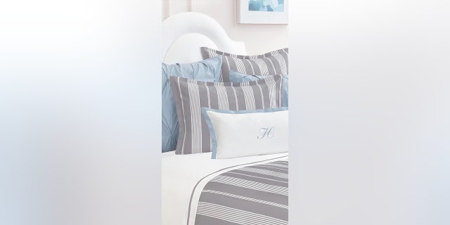This Crane & Canopy duvet cover fits a dorm room twin or twin XL bed.