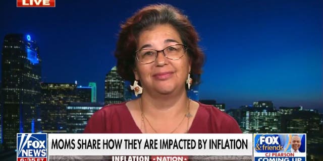 Tina Aviles is a mother of seven who lives in Texas. She spoke on "Fox and Friends Weekend" on Sunday, Aug. 21, 2022, about the impact of inflation.