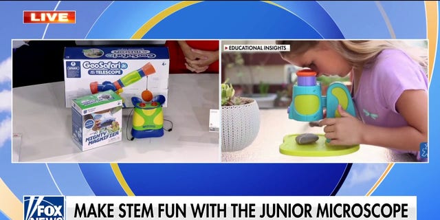 Educational Insights kids STEM learning products featured on "Fox and Friends," on August 16, 2022.