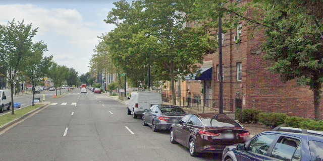 The incident happened along this street in Washington, D.C., police say.