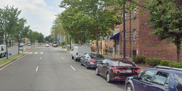 The incident happened along this street in Washington, D.C., police say.
