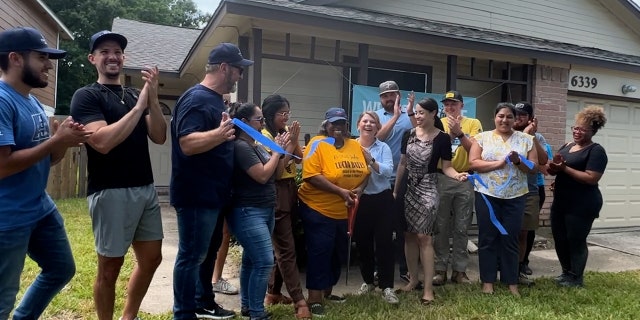 Ms. Claudette is welcomed back home five years after Hurricane Harvey.