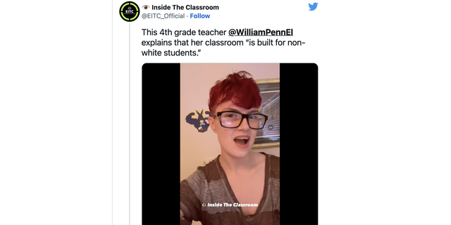 A Utah teacher said her classroom is built for non-White students.