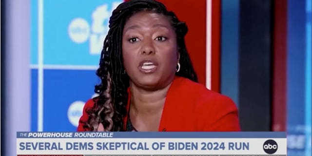 Democracy for America CEO Yvette Simpson said Sunday that President Biden shouldn't run for re-election.
