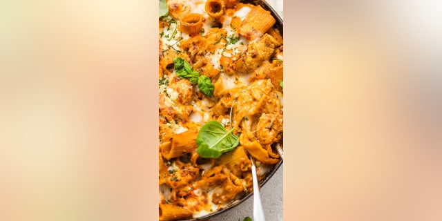 This pasta recipe is easy to make in bulk - the whole family will love it. (Brittany Breaks Bread)