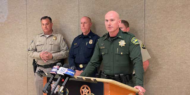 Lt. Josh Barnhart of the Placer Co. Sheriff's Office speaks to reporters on Monday, Aug. 15, 10 days into the search for missing Kiely Rodni, 16.