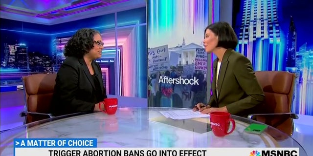 Alex Wagner speaks with NARAL Pro-Choice America President Mini Timmaraju on Thursday, August 25, 2022 in the episode "Alex Wagner Tonight" at MSNBC.
