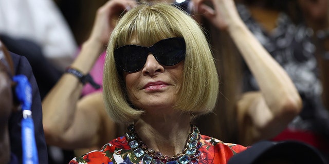 Vogue magazine editor Anna Wintour stunned at the U.S. Open.