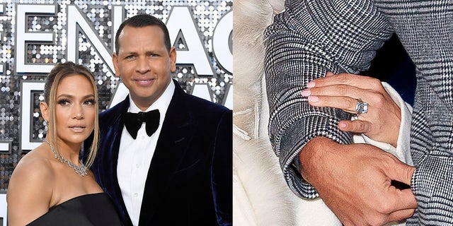 Jennifer Lopez's engagement ring from Alex Rodriguez is estimated to be worth over $1 million.