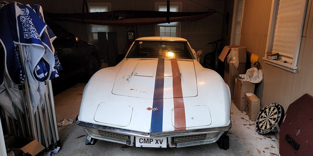 Worden's 1971 Corvette features a 454 cubic-inch V8.