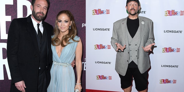 Director Kevin Smith reunited with actors Ben Affleck and Jennifer Lopez at their three-day wedding weekend at Affleck's Georgia estate.