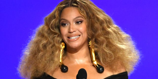 Beyoncé heard the calls to change an "ableist" and offensive lyric on one of her songs on her new "Renaissance" album. The award-winning artist is pictured at the Grammys in 2021.