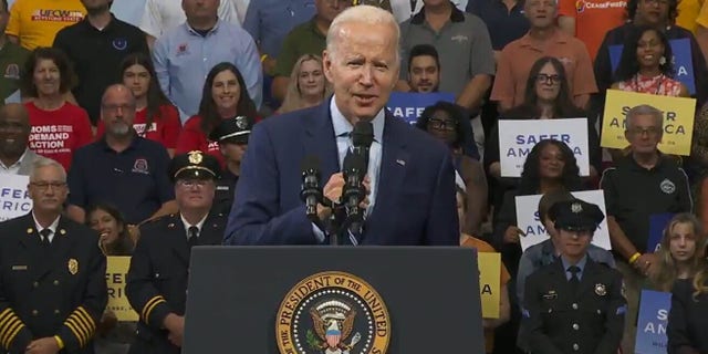 President Biden delivered a speech at Wilkes University in Pennsylvania on Tuesday.