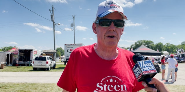 The attendee at the Trump rally said he hopes the former president runs in 2024.