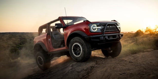 The Ford Bronco is a gasoline-powered truck-based SUV.