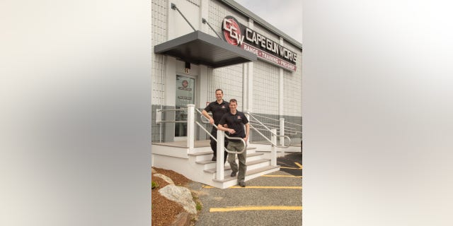 Co-owners of Cape Gun Works, Brendon Bricklin and Toby Leary in Massachusetts. (Cape Gun Works)