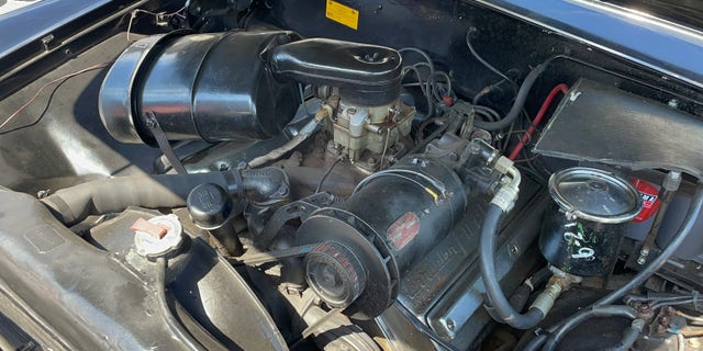 The car is powered by a 5.4-liter FirePower V8 engine.